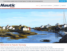 Tablet Screenshot of nautic-norway.com